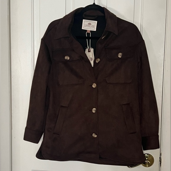 Brown Shacket - Picture 1 of 4